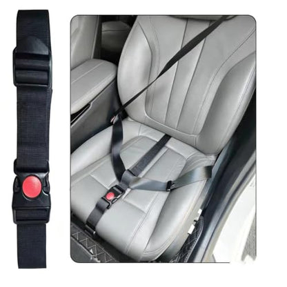 Soft Bump Cushion for Seat Adjustmen Belly Comfort Support Adjuster Car Cup Holder Coaster Pads Buckle Extend Cover Making Shoulder Neck Comfortable Convenient Seat Adjustable Belt Cover (2)