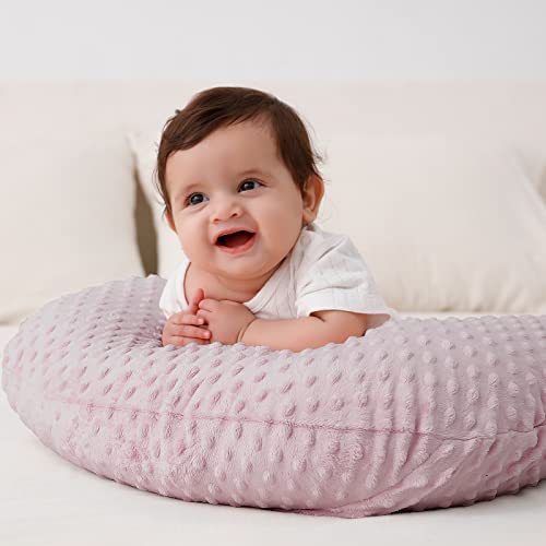 Nursing Pillow Cover, Breastfeeding Pillow Slipcover - color: Sepia Rose