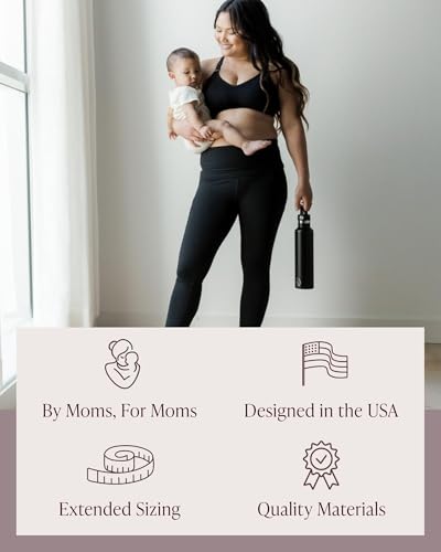 Kindred Bravely Louisa Maternity Leggings with Pockets Pregnancy Postpartum - color: Black, size: Medium