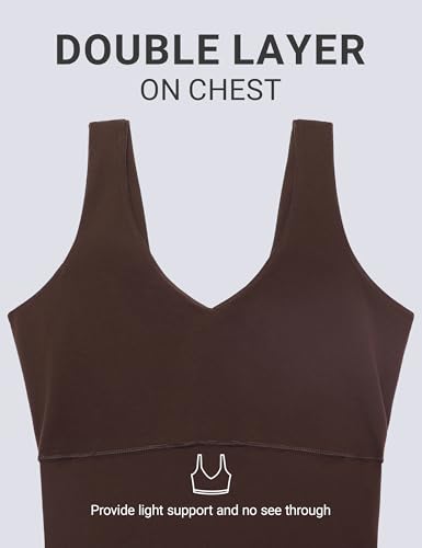 CRZ YOGA Maternity V Neck Romper - color: Hot Fudge Brown, size: Medium