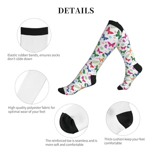 Compression Sock Graduated Knee High Sock for Women Men - color: 20