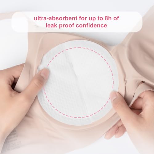 Disposable Nursing Pads, Super Absorbent, Breathable, Comfortable 3D Design (60 PCS) - size: 60 PCS