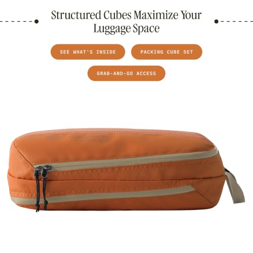 Eagle Creek Pack-It Reveal Carry-On Set, Mandarin, Set of 4 - color: Mandarin
