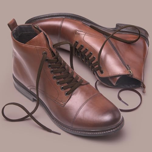 Miscly Flat Elastic Shoelaces - color: Brown, size: 63″ (160 CM)