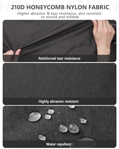 Gonex 80L Foldable Travel Duffle Bag with Shoe Compartment, Lightweight - color: Dark Grey, size: 80L