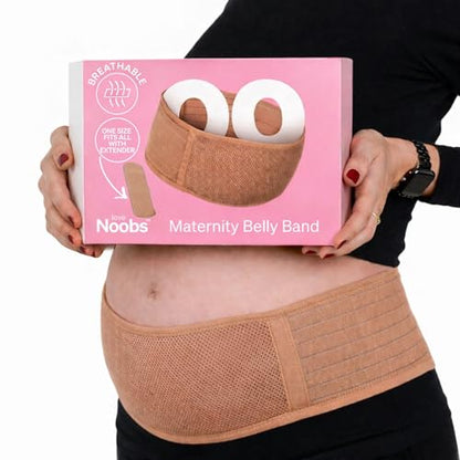 Love Noobs Pregnancy Belly Band, Maternity Band Belly Support
