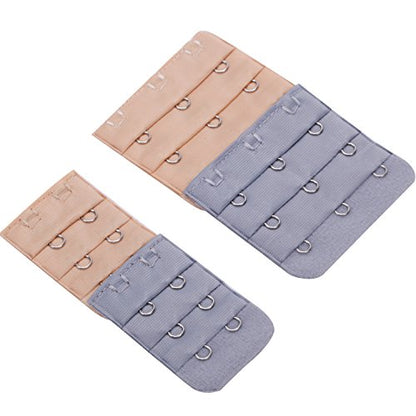 Senkary 40 Pieces Bra Extender 2 Hooks/3 Hooks Bra Band Strap Extensions for Women, 20 Colors