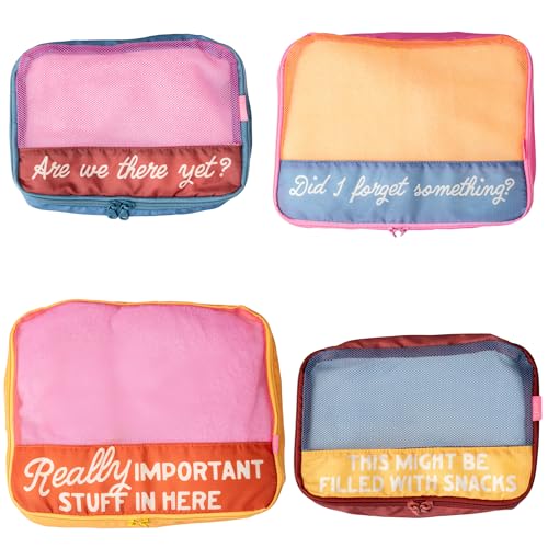 ban.do Packing Cube Set of 4, Really Important Stuff - color: Really Important Stuff