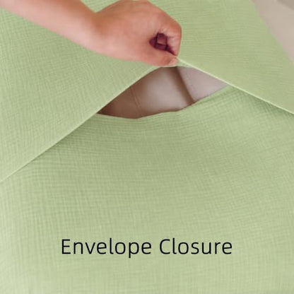 3 Pack Muslin Baby Lounger Covers, Covers Only, 35.5" x 20" - color: 3 Pack Green