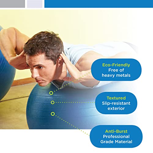 bintiva Exercise Ball - color: Red, size: M (58-65cm)