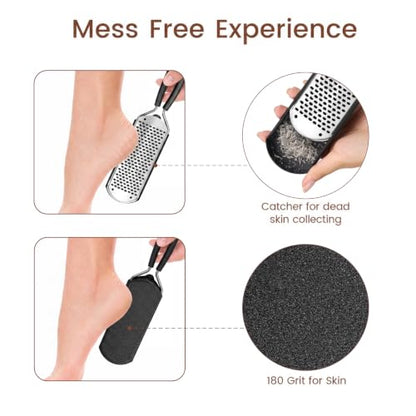 Colossal Foot Rasp Scraper - Callus Remover Detachable Big Hole - size: 1 Count (Pack of 1), style: Big Hole