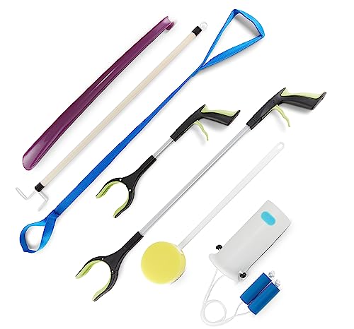 7 Piece Deluxe Hip Kit for Seniors, Total Hip Replacement Surgery Recovery