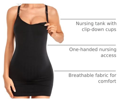 GXXGE 4Pack Women's Nursing Tank Top Cami Nursing Maternity Bra Breastfeeding Shirts with Adjustable Straps - color: 3pcs Black Rosered Blue, size: Medium