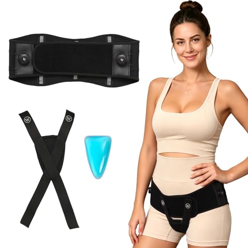 Pelvic Support Belt for Pregnancy & Postpartum | Prolapse Support for Women | with Gel Pack for SPD & Vulvar Varicosities Relief - size: XX-Large