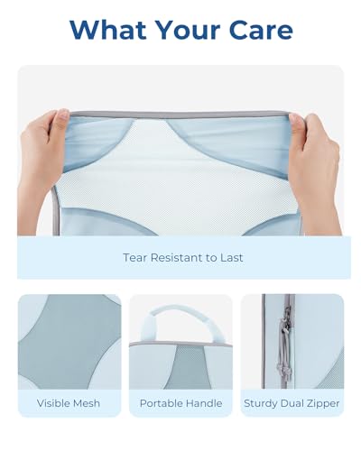 Bagsmart Compression Packing Cubes, Travel Bag Cruise Ship Essentials - color: 04-Misty Lavender, size: 6 Set