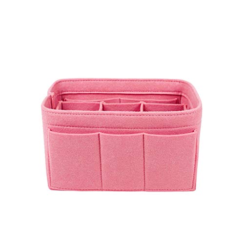 ZTUJO Purse Organizer Insert, Felt Bag Organizer For Handbag Purse Organizer,13 Colors, 6 Size (Medium, Light Pink) - color: Light Pink, size: Medium