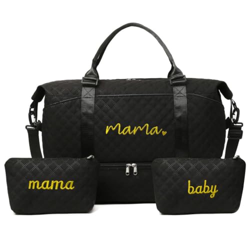 Large Maternity Hospital Bag, Black - color: Black
