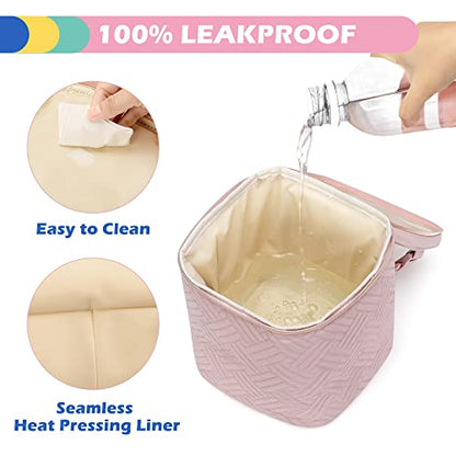 Fasrom Breastmilk Cooler Bag with Ice Pack, Insulated Baby Bottle Bag