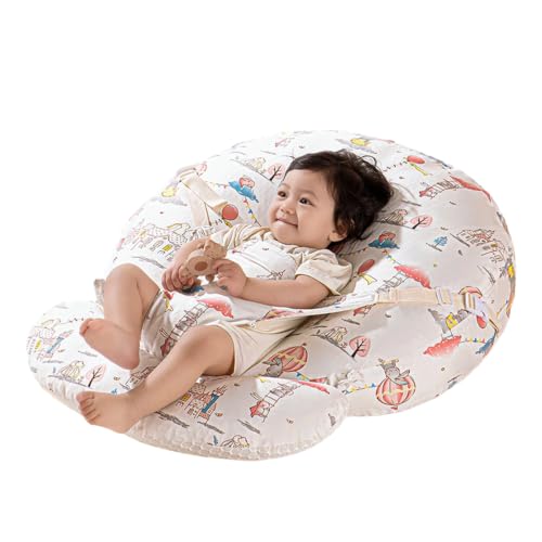 Baby Feeding Pillow Portable Nursing Pillow for Breastfeeding Newborn - color: White