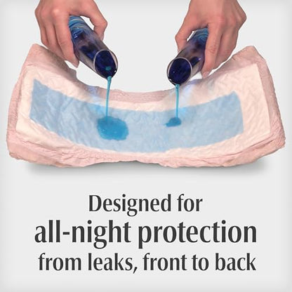 Depend Night Defense Adult Diapers for Women, Large, 56 Count - size: Large