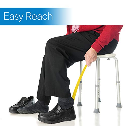 RMS 2 Pack Extra Long Handled Shoe Horn with Curved Handle (24 inches)