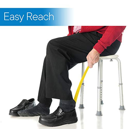 RMS 2 Pack Extra Long Handled Shoe Horn with Curved Handle (24 inches)