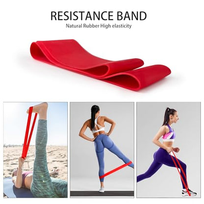 5 in 1 Foam Roller Set High Density Patented Foam Roller for Exercise - color: Rose Red