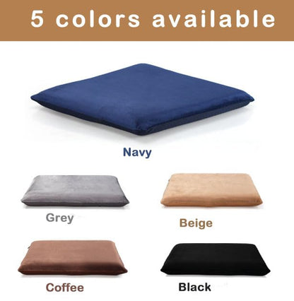 Augld Square Memory Foam Chair Cushion 16x16 in Navy - color: Navy, size: 16x16 In