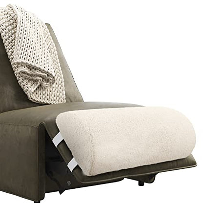 Wesiti Recliner Leg Rest Cushion Footrest Pillow Elevate Feet, Beige - color: Beige