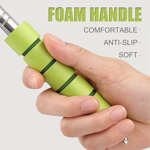 Shoe Horn Long Handle Retractable Telescopic Shoehorn Foldable Shoehorn Shoe Puller Adjustable Shoe Aids - color: Blue
