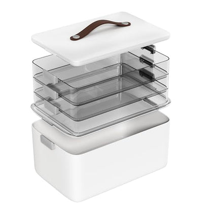 MOPALL Craft Medicine Cabinet Organizers Storage Box for Art Supply Sewing
