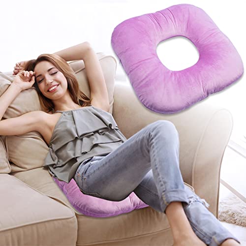 Donut Pillow for Tailbone Pain, Hemorrhoid Pillow (Fuchsia Pink) - color: Fuchsia Pink
