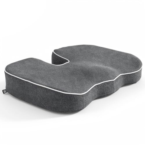 Ergonomic seat cushion,Tailbone Sciatica Relief for Office Chairs & Car