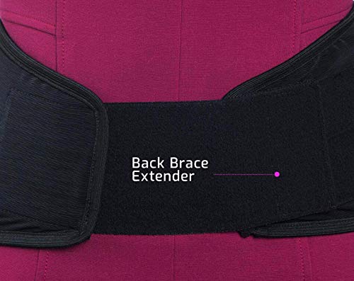 Extender Strap - 4 x 9 Inches - Made in USA - Elastic Hook & Loop Extension - size: 4x9 Inch (Pack of 1)