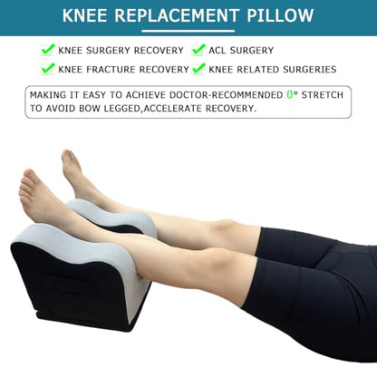 4 Heights Adjustable Knee Replacement Pillow for Recovery