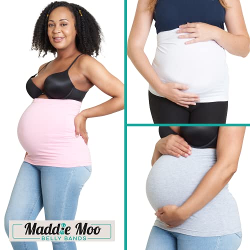Belly Band Seamless Maternity and Postpartum Shirt Extenders, Cotton, Singles - color: Gray, size: X-Large