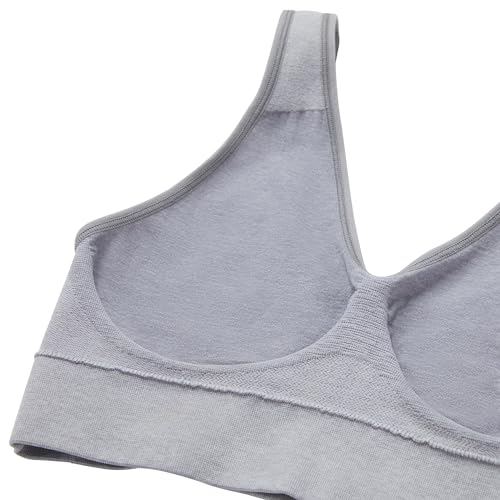 Hanes Women's Cozy Wireless Bra, Full-Coverage Pullover Bra, Seamless T-Shirt Bra - color: Black, size: XX-Large