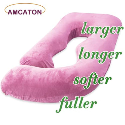 60 Inch Pregnancy Pillow for Sleeping (Purple) - color: Purple