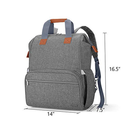 Teamoy Breast Pump Backpack Compatible with Spectra S1,S2, Medela, Gray - color: Gray