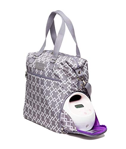 Sarah Wells Lizzy Breast Pump Tote (Gray) - color: Gray
