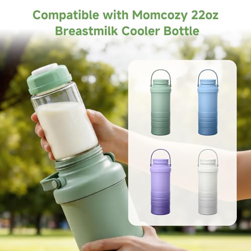 Breastmilk Storage Bottles 11oz for Momcozy 22oz Milk Cooler, Spectra Pumps - size: 6 Pack