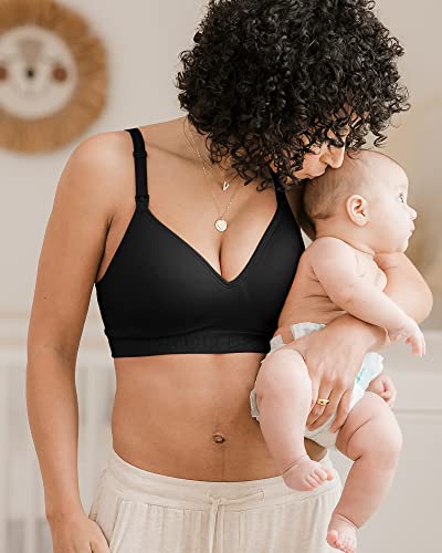 Kindred Bravely Signature Sublime Seamless Contour Maternity & Nursing Bra - color: Black, size: Medium