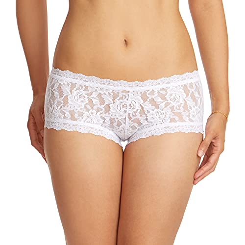 hanky panky Women's Signature Lace Boyshorts - color: White, size: Small