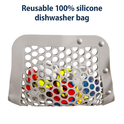 Dr. Brown's Silicone Dishwasher Bag, Gray, 1-Pack - style: Gray Bag
