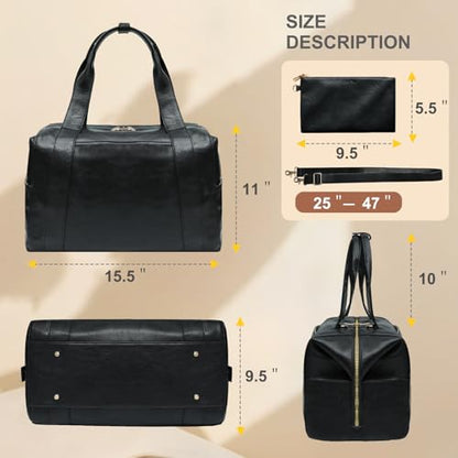 miss fong Leather Diaper Bag Backpack Baby Leather Diaper Bag Tote - color: Black