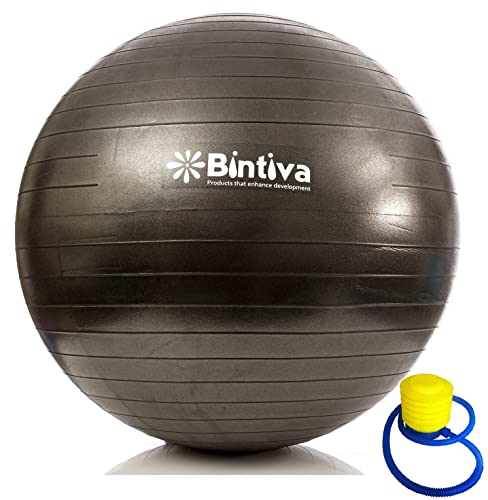 bintiva Exercise Ball - color: Black, size: M (58-65cm)