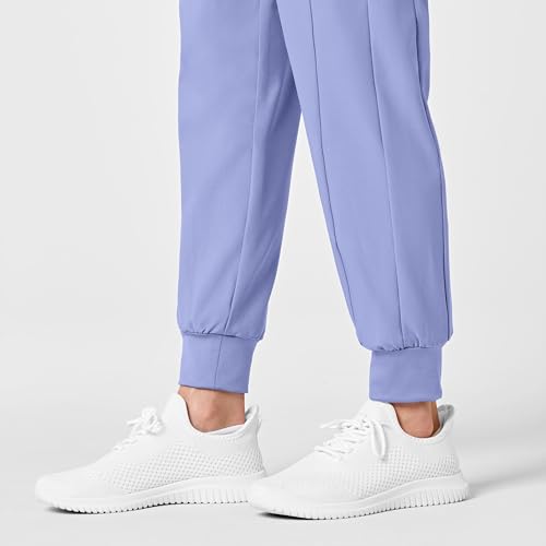 Wink W123 Maternity Jogger Scrub Pant - color: Ceil Blue, size: Small
