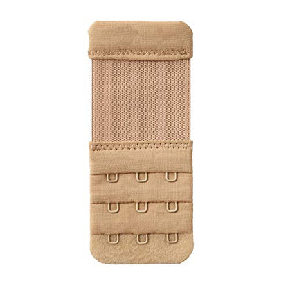 Women's Bra Extender 3 Hook / 2 Hook Bra Extension Strap Soft and Comfortable - color: 6 Pcs Nude, 3 Hook 1/2 Inch(1.3cm)