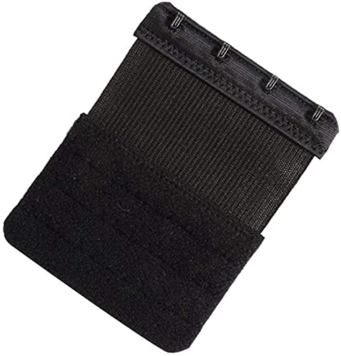 SAMGU Women's Bra Extenders 2 Hook/3 Hook/4 Hook/5 Hook/6 Hook Soft Stretchy - color: 4 Hook 3/4" Spacing, Black