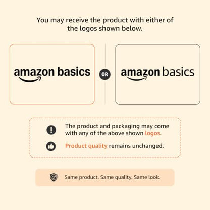 Amazon Basics Non-Slip Yoga Blocks, Set of 2, Deepen Poses, 4" x 9" x 6", Black
